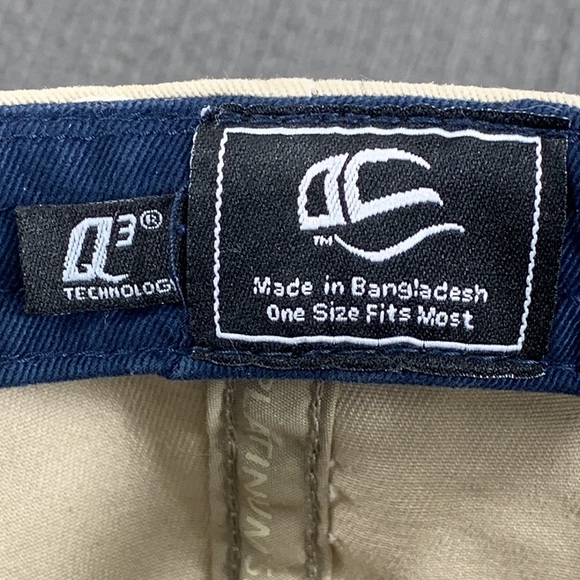 Platinum Series by Outdoor Cap Baseball Hat Unisex OSFA Two Tone Navy Tan - Picture 14 of 15